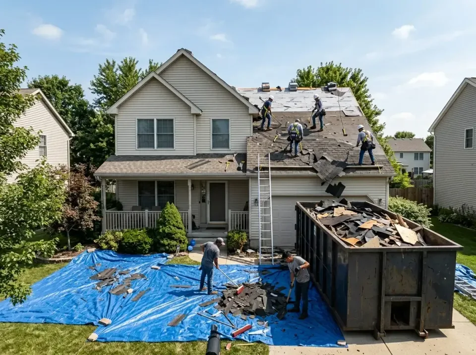 roof-replacement-debris-remova-004 — frequently asked questions, Cheapest Dumpster Rentals in South Gate Ridge, FL